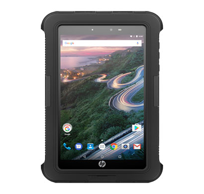 hp pro 8 rugged tablet with voice ( 8 inch, 2gb ram 16gb rom), black